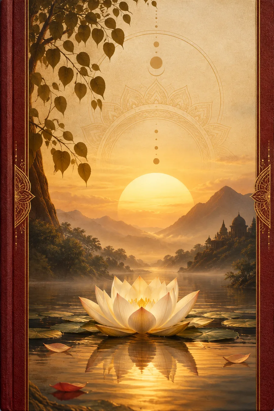 Premium Osho inspired spiritual book cover visual