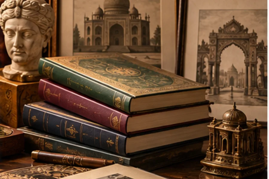 Premium culture and classic literature books visual