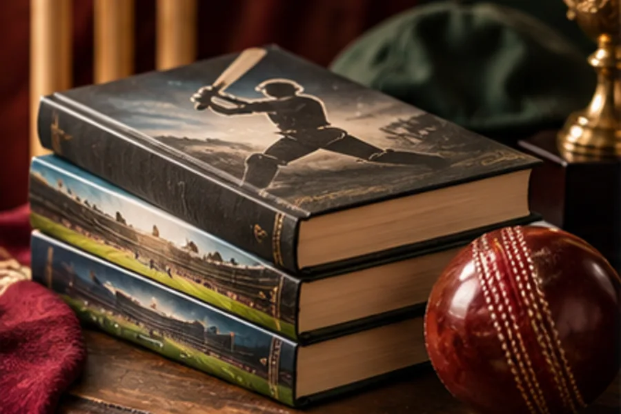 Premium sports and cricket reading books visual